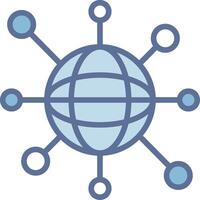 Networking High Detail Shape Element vector