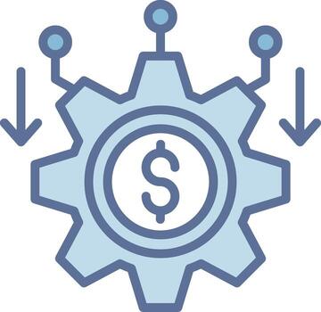 Cost App-Based UI Graphic vector