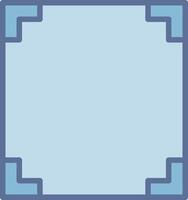 Frame Cool Tone Form Structure vector