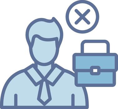 Job Reduction Abstract UI Visual Element vector