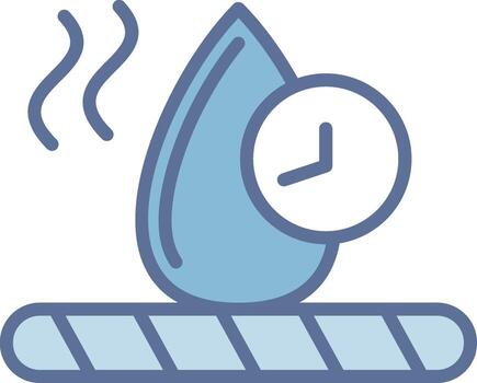 Fast Dry Wireframe App Design Element vector