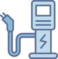 Charging Station Geometric App Mark Graphic vector