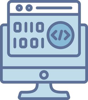 binario código 3d prestados símbolo diseño vector