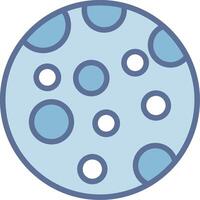 Full Moon UI Badge Layout vector