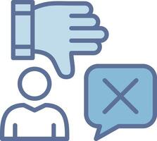 Negative vote User Interface Mark Element vector