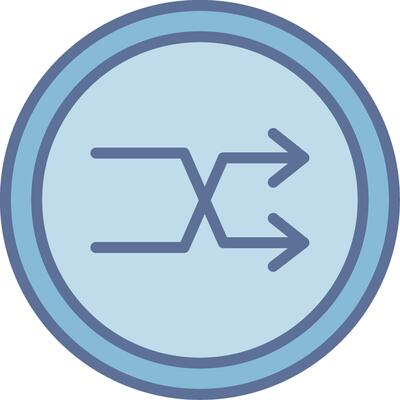 Random Compact Web Symbol Graphic