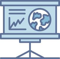 Presentation Crisp Outline Artwork Layout vector