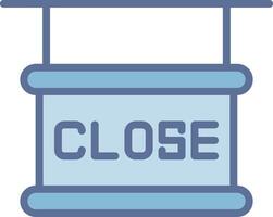 Close Interface Line Graphic Element vector