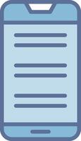 Mobile phone Muted Tone Element Design vector
