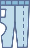 Trouser Pastel Tone Form Graphic vector