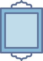 Frame Pixel Style Badge Layout vector