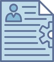 Portfolio Thin Line Element Structure vector