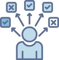 Choices Soft Outline Graphic Shape vector