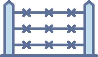 Fence Monotone Sketch Design Element vector