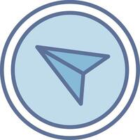 Dm Dark Mode Symbol Shape vector