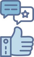 Feedback Creative Sketch Element Style vector