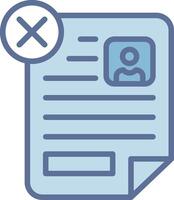 Rejected Hand-Drawn Sketch Symbol Art vector