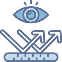 Reflective Shadowed Flat Design Element vector