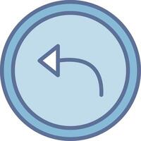 Reply Bold Outline Badge Artwork vector