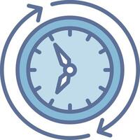 Queue Flat Design Piece Symbol vector