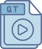 QT Cool Tone Form Structure vector