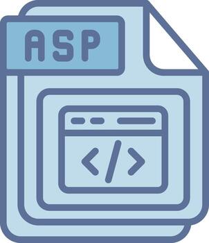 ASP Cool Tone Form Structure vector