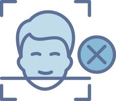 Face Detection Clean UI Concept Sketch vector