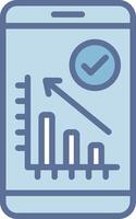Analytics Digital App Concept Sketch vector