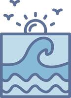 Ocean Business App Graphic Icon vector