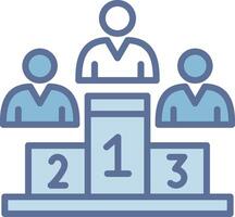 Podium Pixel Grid Artwork Design vector