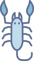 Scorpion Color Stroke Symbol Graphic vector