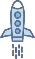 Rocket Interface Line Graphic Element vector