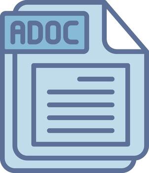 ADOC Sharp Edge Visual Object vector