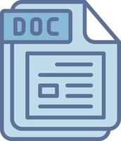 DOC Flat UI Form Design vector