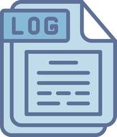 LOG Monotone Sketch Design Element vector