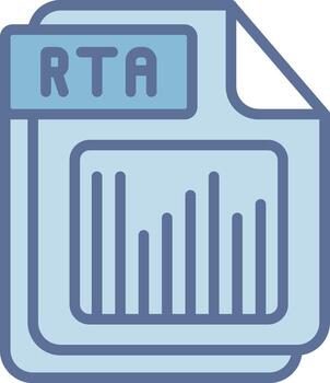 RTA Sharp Edge Visual Object vector