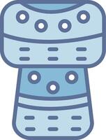 Cork Simplified Line Mark Illustration vector