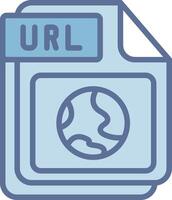 URL Outlined Concept Piece Sketch vector