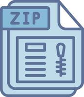 ZIP Cool Tone Form Structure vector