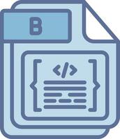 B Business App Graphic Icon vector