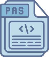 PAS Bold App Graphic Style vector