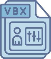 VBX Business App Graphic Icon vector