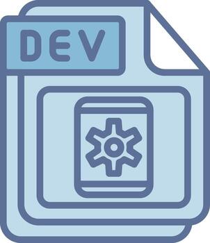 DEV Sharp Edge Visual Object vector