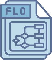 FLO Crisp Outline Artwork Layout vector