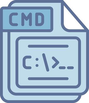 CMD Outlined Frame Object Design vector