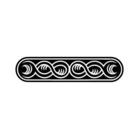 Ornate Celtic Border Element, Illustration vector