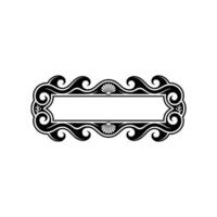Elegant Sea-Themed Frame with Shells and Waves vector