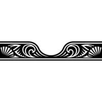 Elegant Art Deco Border Element, Illustration vector