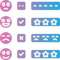 Review Premium Interface Object vector