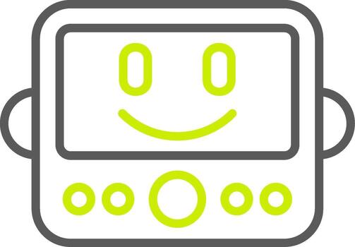 Robot Expressive Tech Element vector